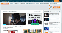 Desktop Screenshot of nextinpact.com